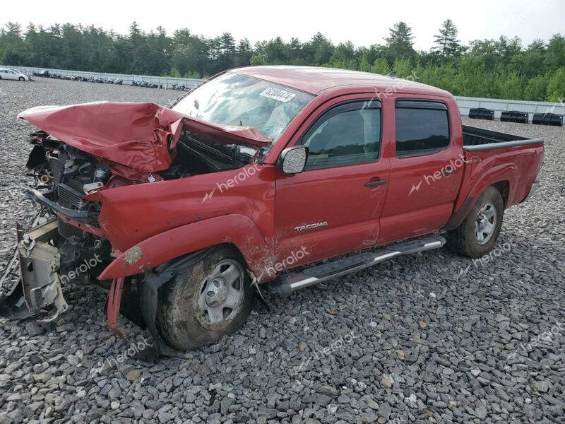 TOYOTA TACOMA DOU 2015 red  gas 5TFJU4GN8FX089060 photo #1