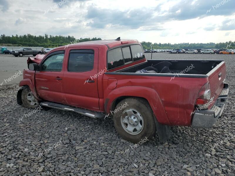 TOYOTA TACOMA DOU 2015 red  gas 5TFJU4GN8FX089060 photo #3