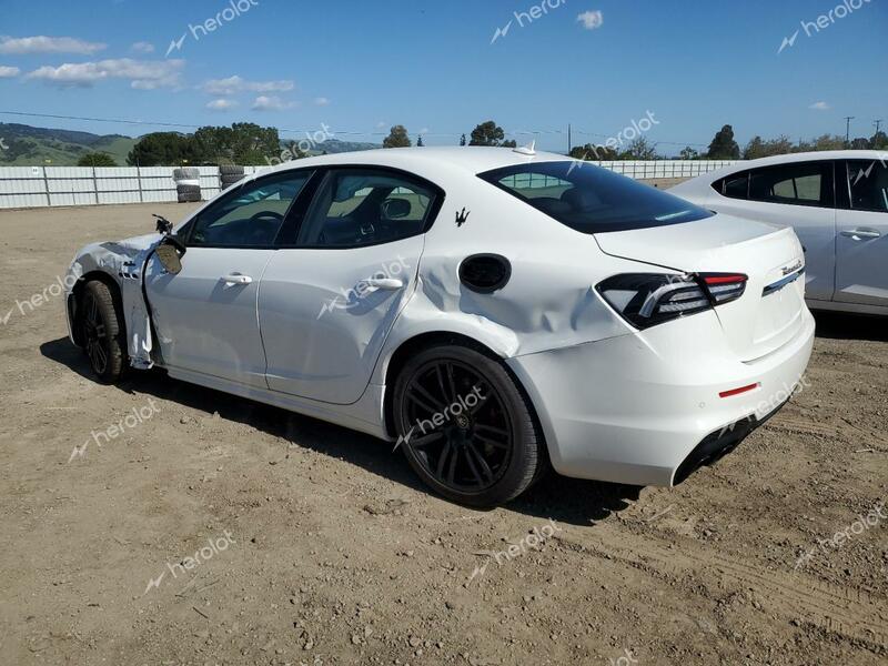 MASERATI GHIBLI MOD 2022 white  gas ZAM57YSM5N1385620 photo #3