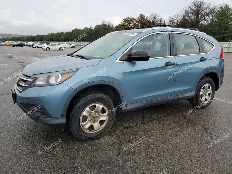 HONDA CR-V LX 2014 blue  gas 2HKRM4H38EH687644 photo #1