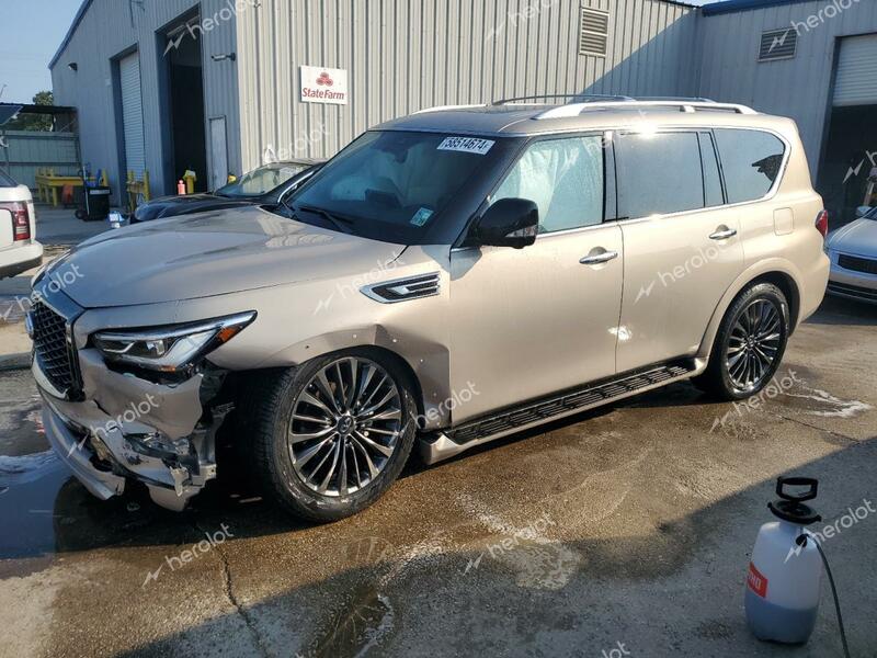 INFINITI QX80 SENSO 2024 tan  gas JN8AZ2BE0R9325095 photo #1