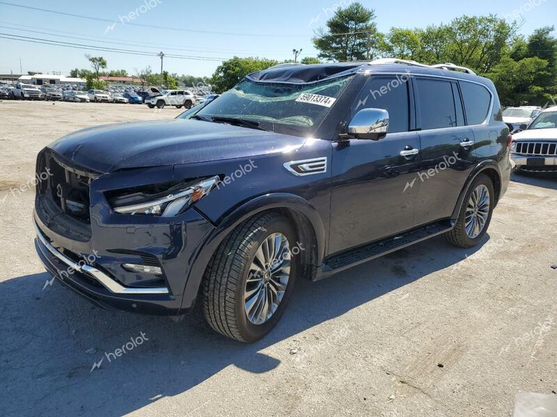 INFINITI QX80 SENSO 2021 blue  gas JN8AZ2BC6M9475722 photo #1