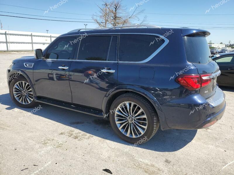 INFINITI QX80 SENSO 2021 blue  gas JN8AZ2BC6M9475722 photo #3