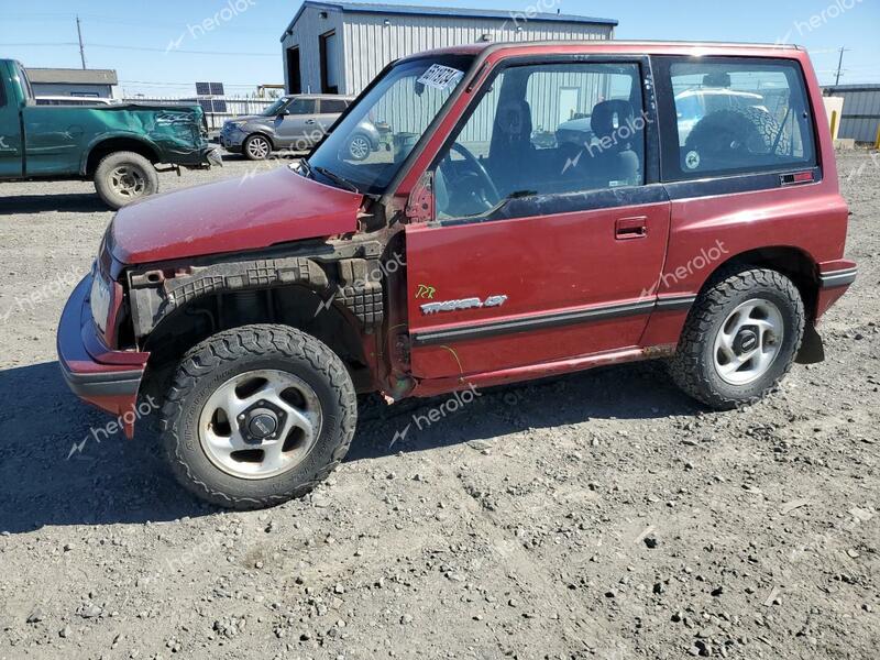 GEO TRACKER 1994 burgundy  gas 2CNBJ18U3R6934866 photo #1