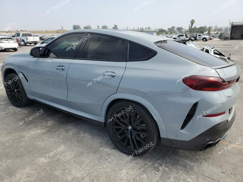 BMW X6 M60I 2024 gray  gas 5UX43EX05R9T22264 photo #3