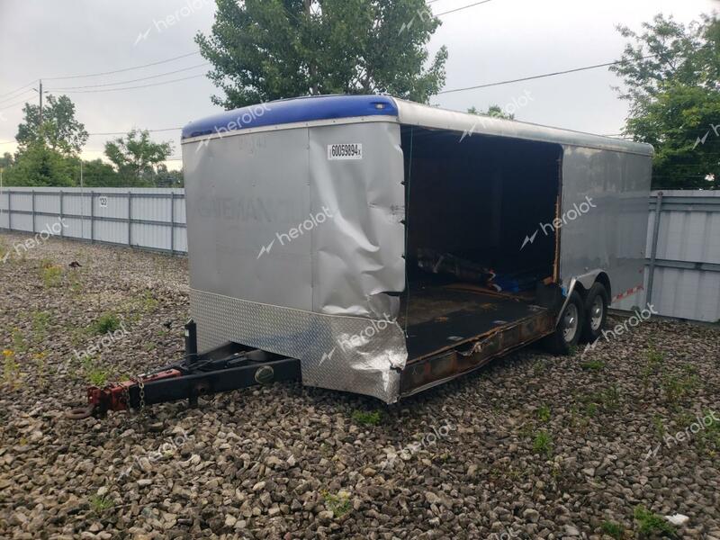 UTILITY 16 TRAILER 2018 gray   593200J26J1060474 photo #3