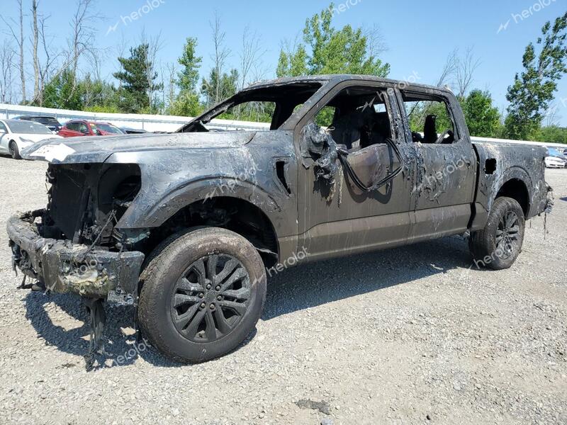 FORD F150 LARIA 2024 burn  gas 1FTFW5L57RFA20138 photo #1