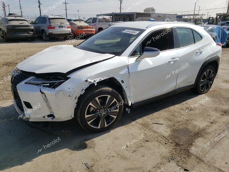 LEXUS UX 250H BA 2022 white  hybrid engine JTHX9JBH9N2055635 photo #1