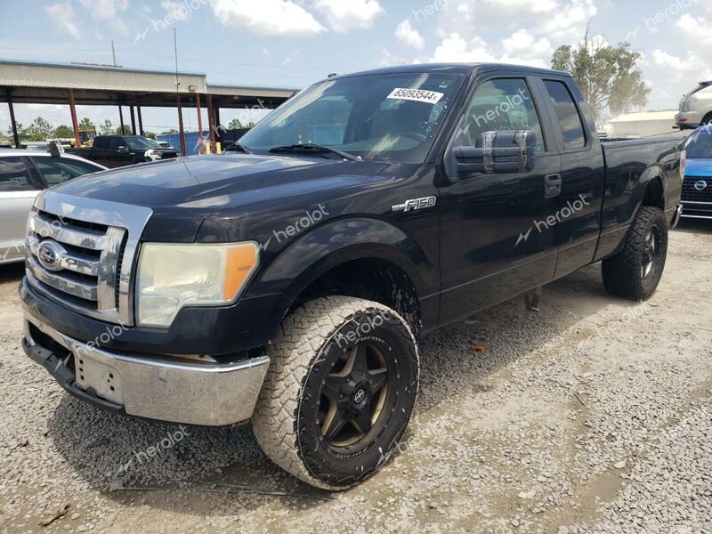 FORD F150 SUPER 2010 black 4dr ext flexible fuel 1FTFX1CV4AFB32857 photo #1