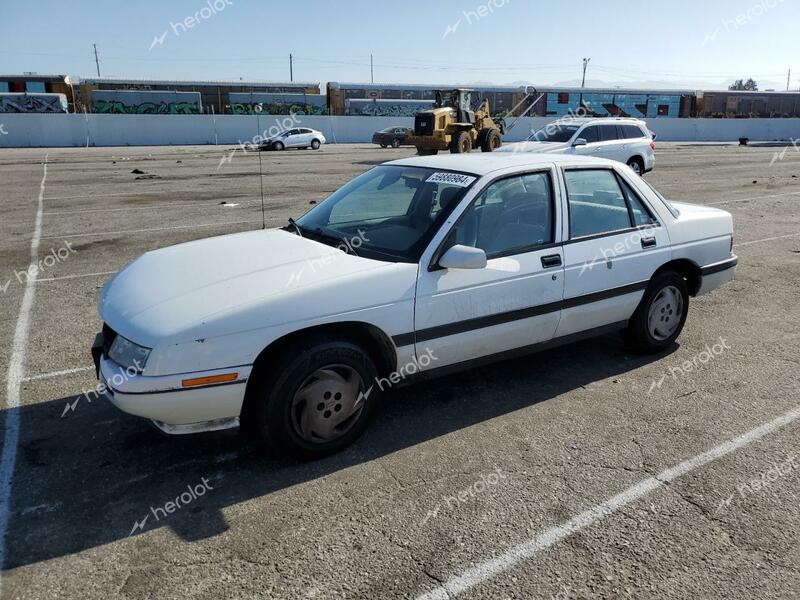 CHEVROLET CORSICA LT 1993 white  gas 1G1LT534XPY160620 photo #1