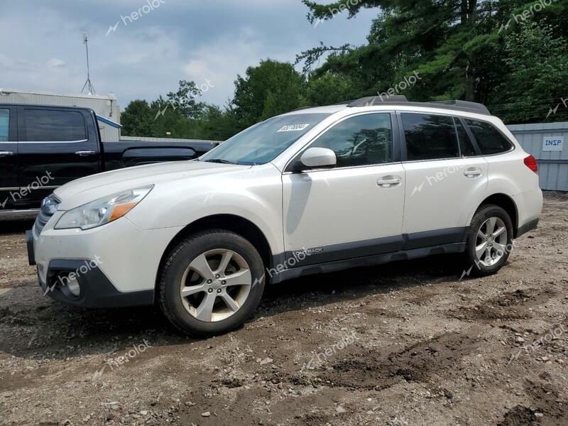 SUBARU OUTBACK 2. 2014 white  gas 4S4BRBCC2E3274334 photo #1