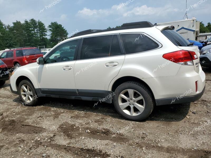 SUBARU OUTBACK 2. 2014 white  gas 4S4BRBCC2E3274334 photo #3