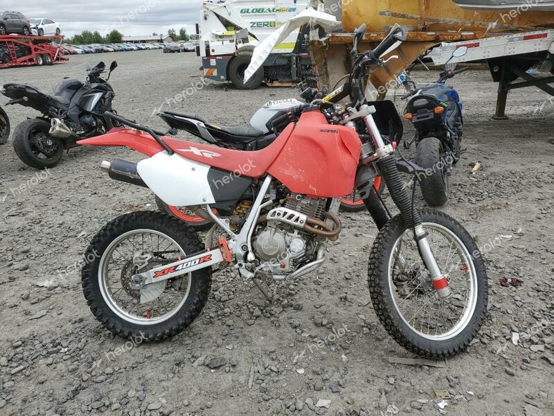 HONDA XR400 R 2001 red dirt gas JH2NE03081K603021 photo #1