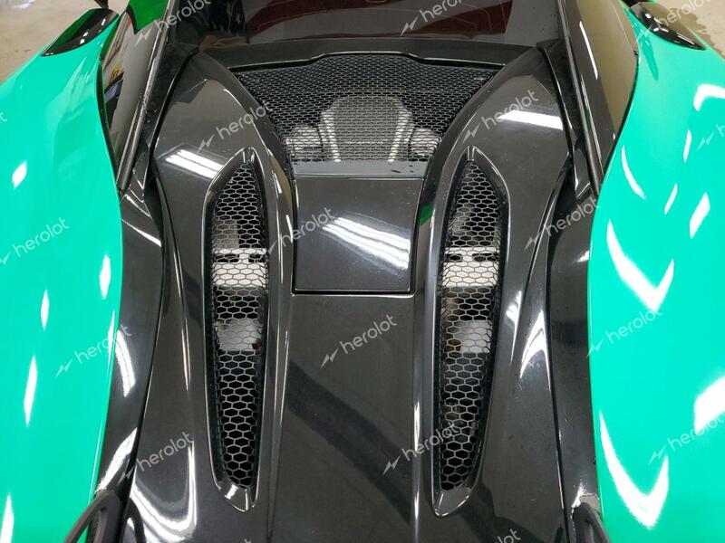 MCLAREN AUTOMOTIVE 570S 2017 green  gas SBM13DAA4HW003350 photo #4