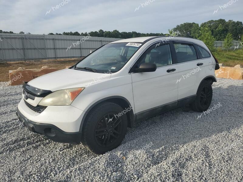 HONDA CR-V LX 2008 white  gas 3CZRE38358G703023 photo #1