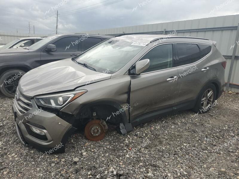 HYUNDAI SANTA FE S 2018 gray  gas 5XYZU3LB7JG515003 photo #1