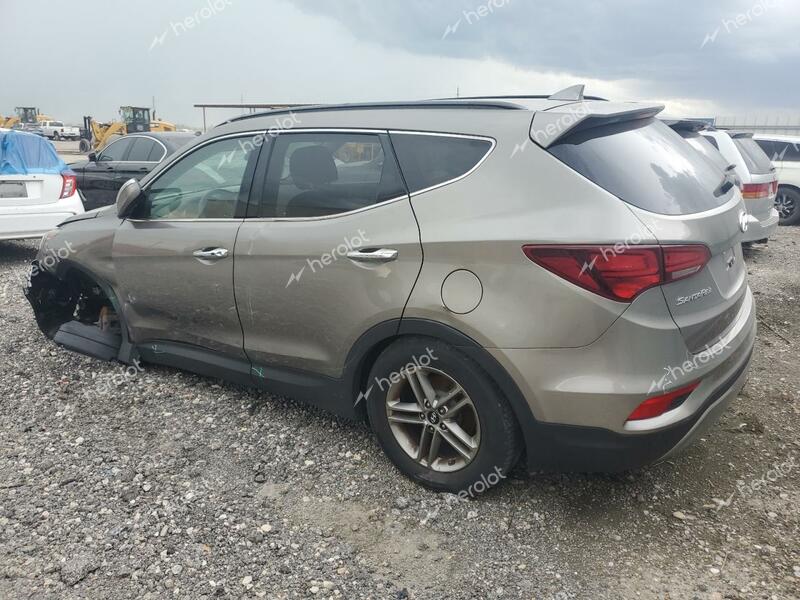 HYUNDAI SANTA FE S 2018 gray  gas 5XYZU3LB7JG515003 photo #3