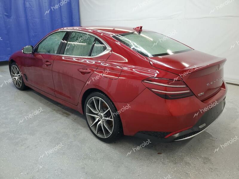 GENESIS G70 BASE 2023 red  gas KMTG34TA1PU129659 photo #3