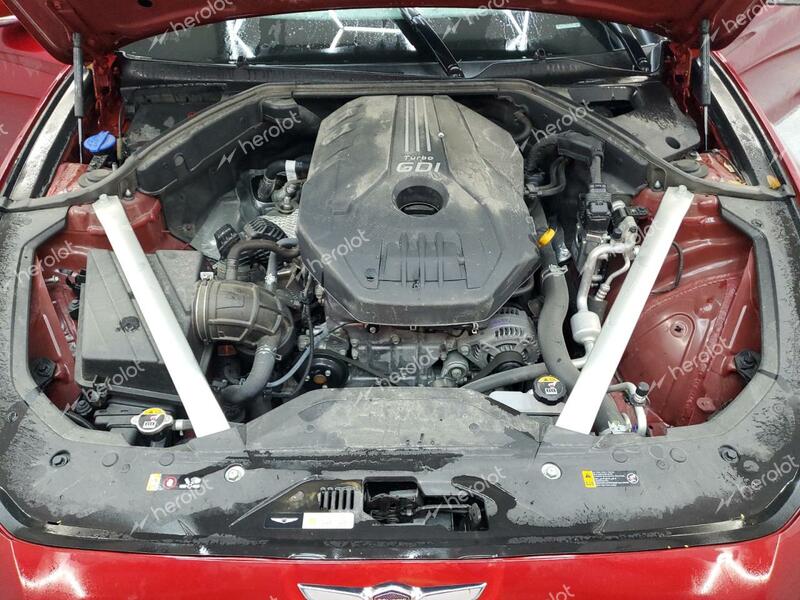 GENESIS G70 BASE 2023 red  gas KMTG34TA1PU129659 photo #4