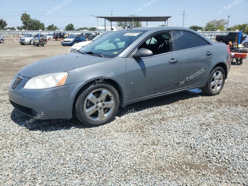 PONTIAC G6 2008 gray  gas 1G2ZH57N184266103 photo #1