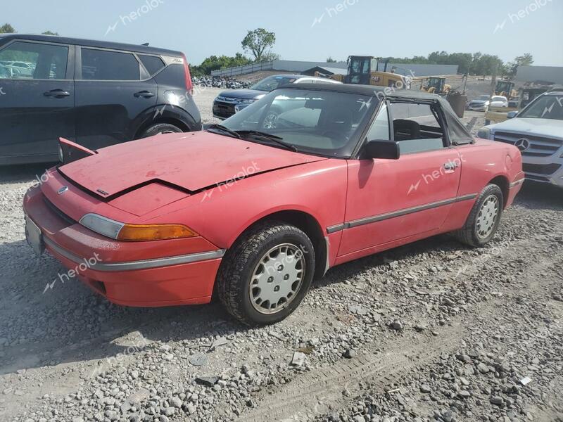 MERCURY CAPRI 1993 red  gas 6MPCT01Z2P8644718 photo #1