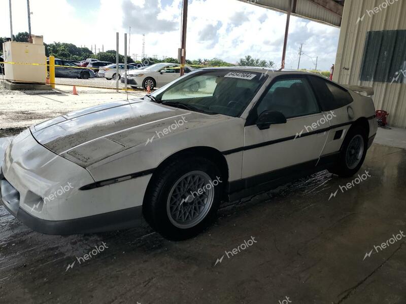 PONTIAC FIERO GT 1986 white coupe gas 1G2PG9795GP274318 photo #1