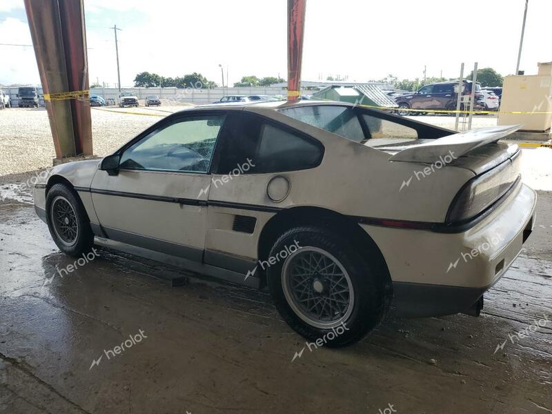 PONTIAC FIERO GT 1986 white coupe gas 1G2PG9795GP274318 photo #3