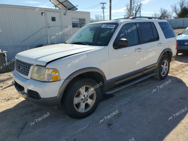 FORD EXPLORER X 2003 white  flexible fuel 1FMZU73K83ZA62128 photo #1