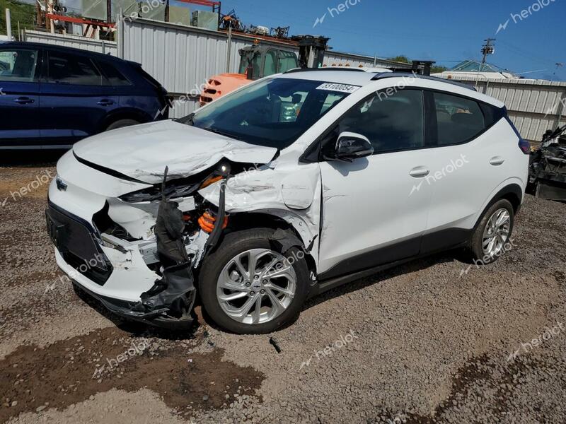 CHEVROLET BOLT EUV L 2023 white  electric 1G1FY6S04P4193316 photo #1