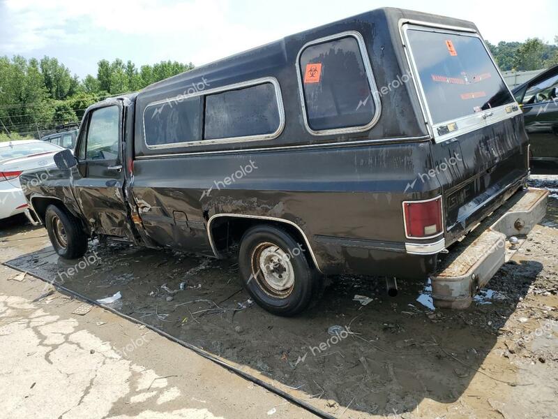 GMC C1500 1984 black  gas 1GTDC14H7ES520514 photo #3