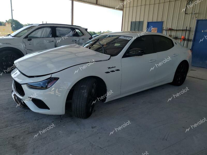 MASERATI GHIBLI MOD 2022 white  gas ZAM57YSMXN1388285 photo #1