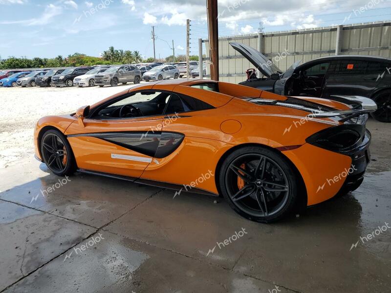 MCLAREN AUTOMOTIVE 570S 2019 orange  gas SBM13FAA5KW008320 photo #3