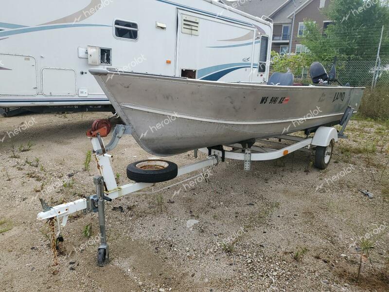 LUND BOAT W/TRL 1973 silver   LUNG0065M73F photo #3