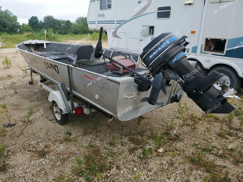 LUND BOAT W/TRL 1973 silver   LUNG0065M73F photo #4