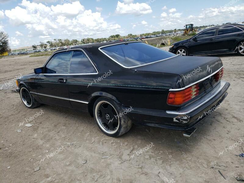 MERCEDES-BENZ 380 SEC 1982 black sedan 2 gas WDBCA43A1CB001087 photo #3