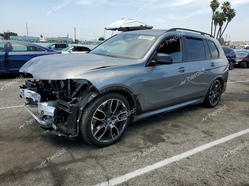 BMW X7 M60I 2023 gray  gas 5UX33EM07P9P13963 photo #1