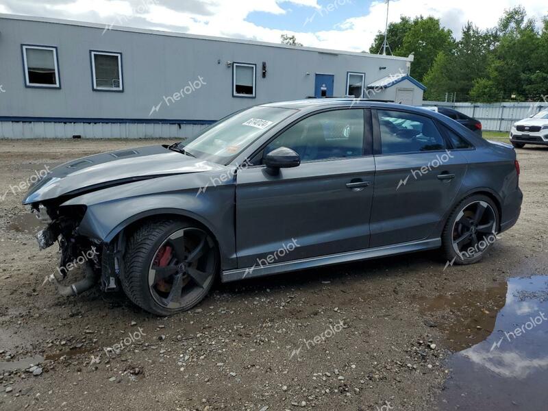 AUDI RS3 2018 gray  gas WUABWGFFXJ1903587 photo #1