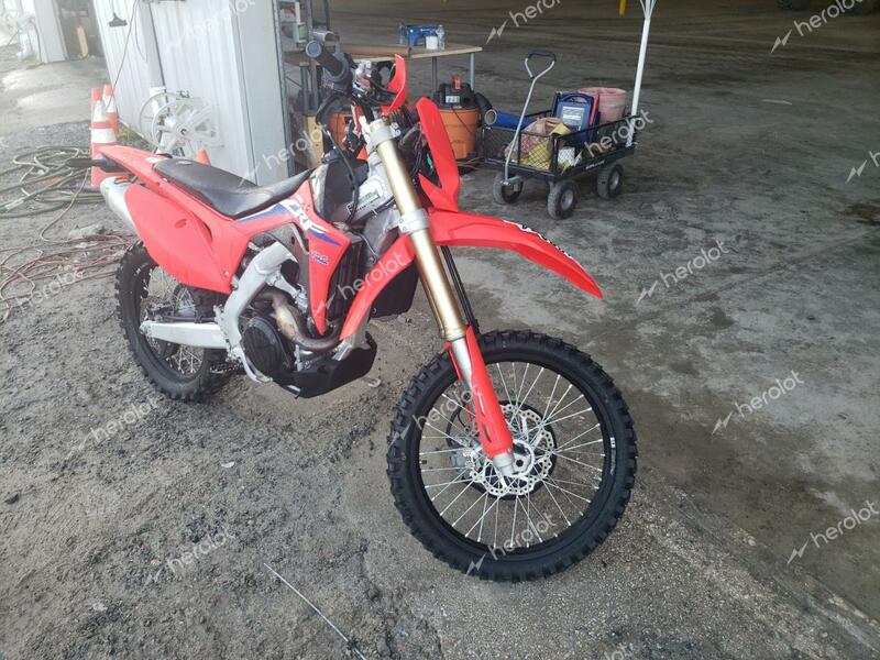 HONDA CRF450 RL 2021 red  gas JH2PD1115MK201314 photo #1