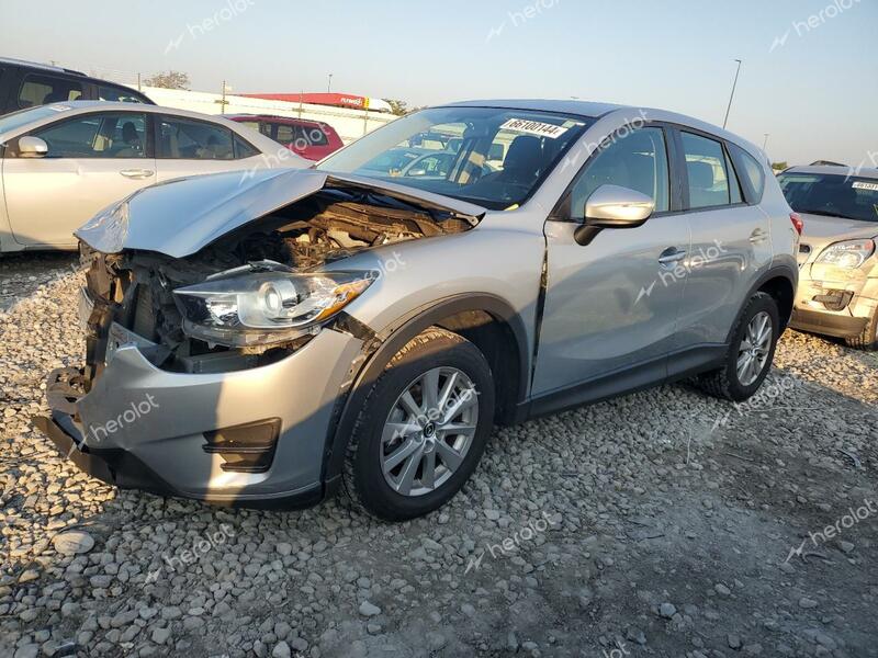 MAZDA CX-5 2016 silver  gas JM3KE2BEXG0671787 photo #1