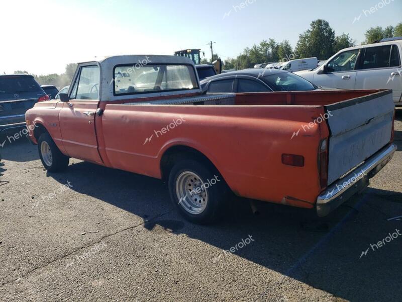 CHEVROLET C10 PICKUP 1972 orange   CCS142Z148112 photo #3