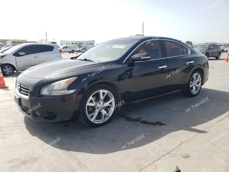 NISSAN MAXIMA S 2012 black  gas 1N4AA5AP4CC836378 photo #1