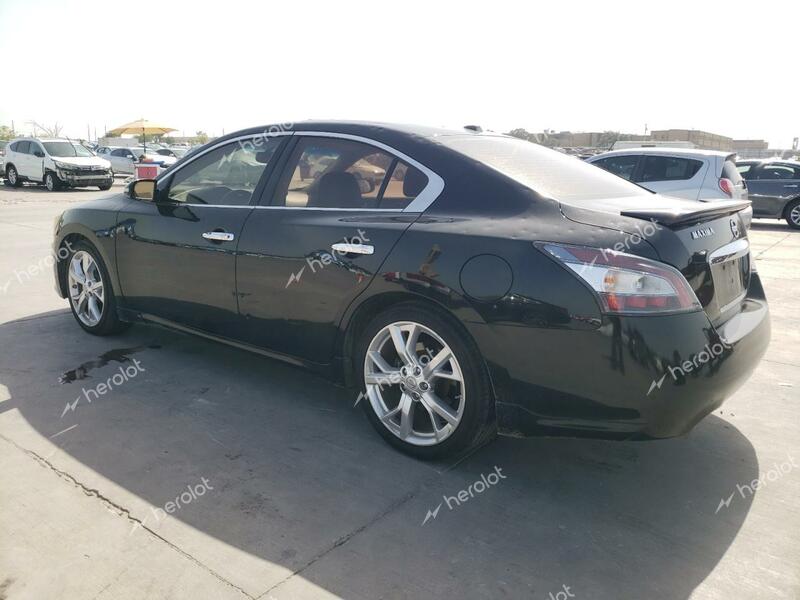 NISSAN MAXIMA S 2012 black  gas 1N4AA5AP4CC836378 photo #3