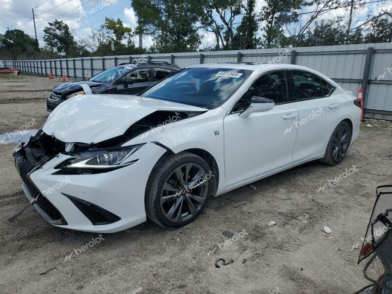 LEXUS ES 350 F S 2020 white  gas 58AGZ1B10LU064833 photo #1