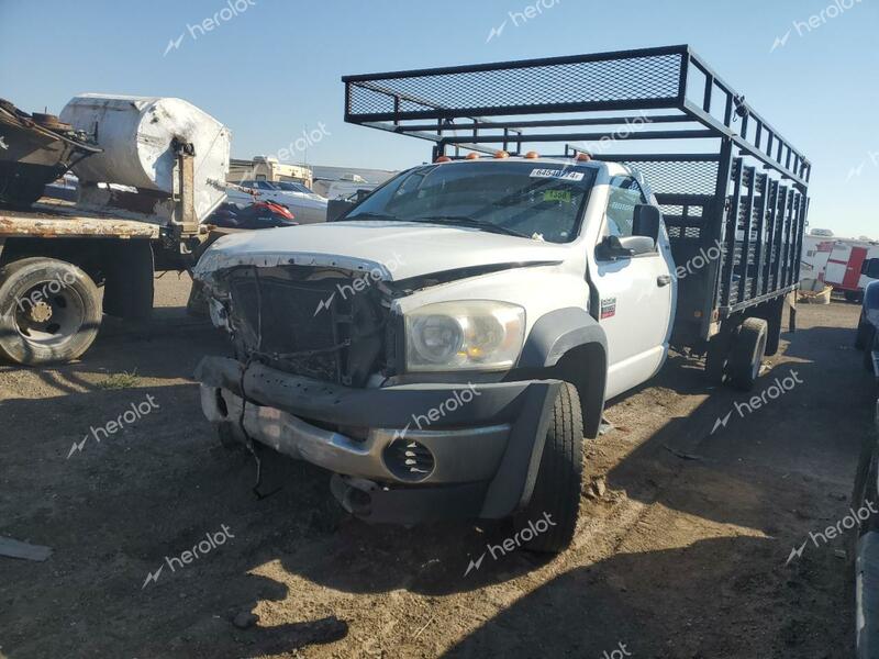 DODGE RAM 5500 S 2009 white chassis diesel 3D6WC76L39G554129 photo #1