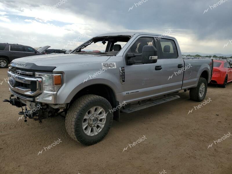 FORD F250 SUPER 2020 silver  diesel 1FT7W2BT6LEE85378 photo #1