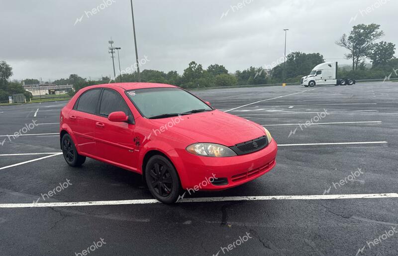 SUZUKI RENO BASE 2007 red hatchbac gas KL5JD66Z77K526762 photo #1