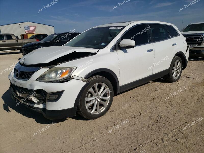 MAZDA CX-9 2012 white  gas JM3TB2DA1C0336161 photo #1