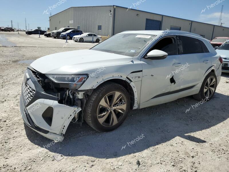 AUDI Q8 E-TRON 2024 white  electric WA15AAGE4RB031631 photo #1