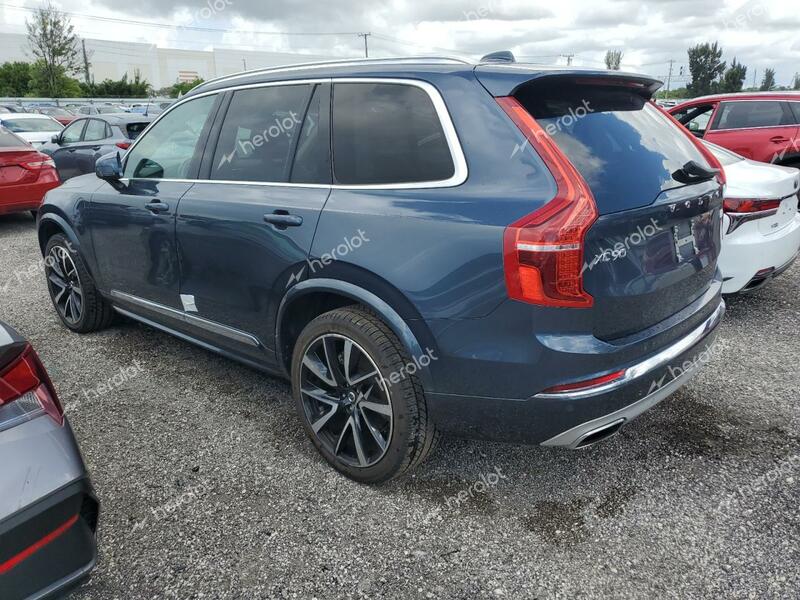 VOLVO XC90 T8 RE 2021 blue  hybrid engine YV4BR00K2M1723099 photo #3