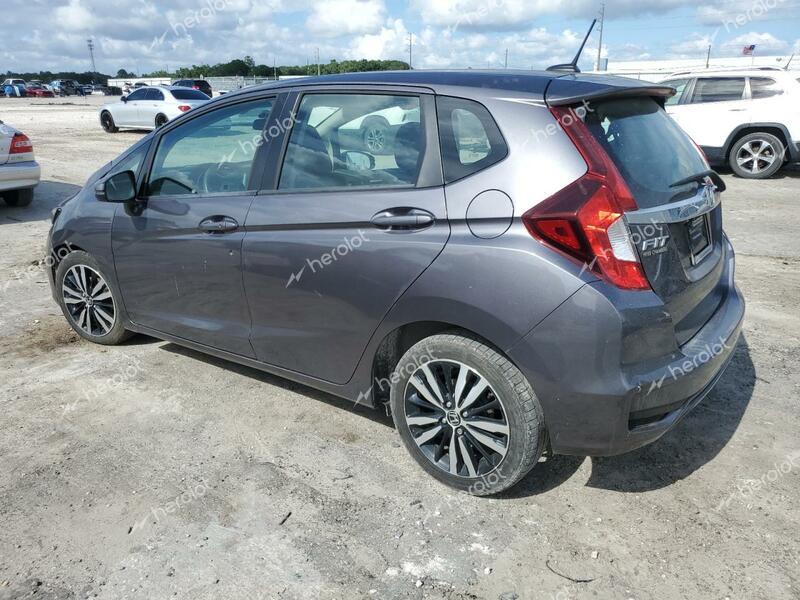 HONDA FIT LX 2018 gray  gas 3HGGK5H80JM711682 photo #3